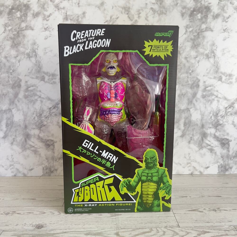 Universal Monsters Super Cyborg Creature from the Black Lagoon Figure Super 7